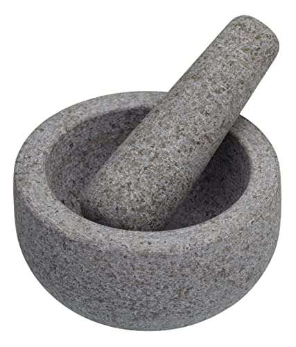 MasterClass MCGMP Granite Pestle and Mortar, 12 x 9 cm (4.5" x 3.5") Grey - £10.39 @ Amazon