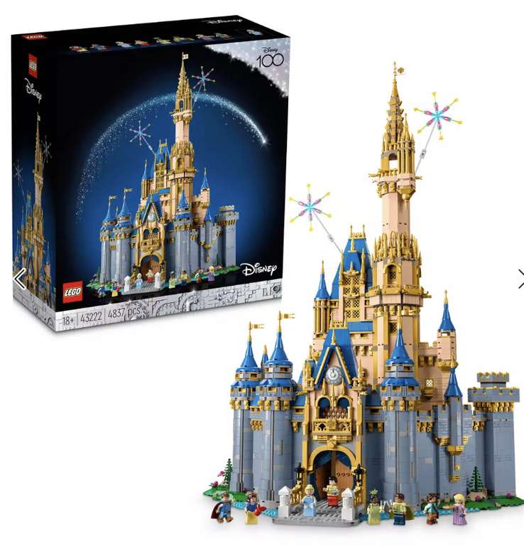 LEGO Disney: Disney Castle Collectible Set for Adults 43222
