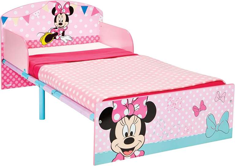 Disney Minnie Mouse Kids Toddler Bed by HelloHome - £62.99 @ Amazon