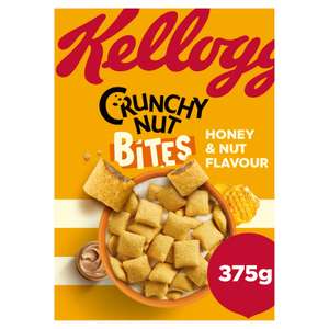 Kellogg's Crunchy Nut Bites Honey & Nut Flavour Breakfast Cereal 375g - £1.50 @ Iceland