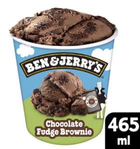 Asda Ben & Jerry's Chocolate Fudge Brownie Ice Cream Tub 465ml