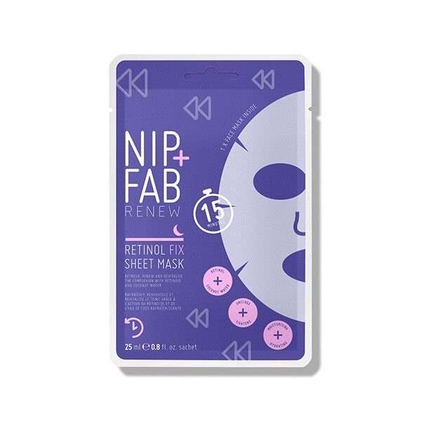 NIP+FAB Retinol Fix Sheet Mask 25ml - 79p Store Pick-up Only In Limited Stores @ Superdrug