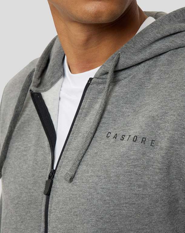 Castore - Sharkskin Marl Carbon Capsule Zip Through Hoody with code