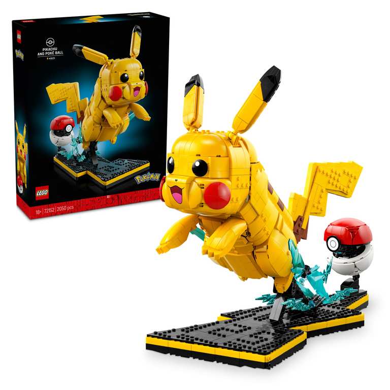 LEGO Pokémon Pikachu and Poké Ball Set 72152