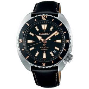 SEIKO SRPG17K1 Prospex Tortoise Automatic Black Leather Men's Watch - £309 with code at Tic Watches