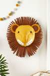 George the Giraffe, Ella the Elephant, Leo the Lion Wall Hanging Animal Head Now £10 with £4.99 Delivery From Studio