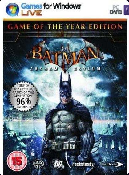 Batman: Arkham Asylum - Game Of The Year Edition (PC-Steam Key)