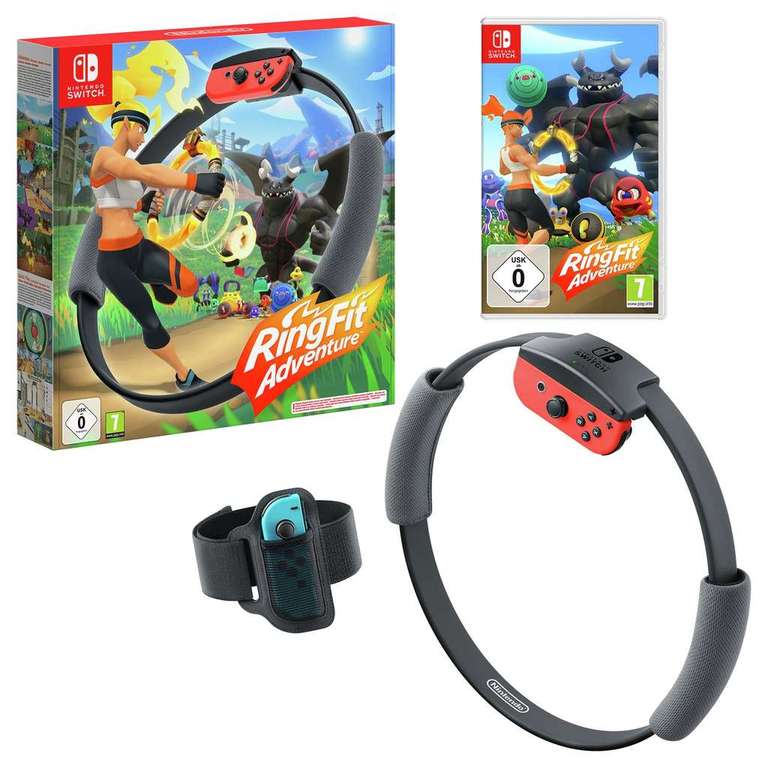 Ring Fit Adventure + Fitness Ring & Leg Strap (Used) - £25 (Free Click & Collect) @ CeX