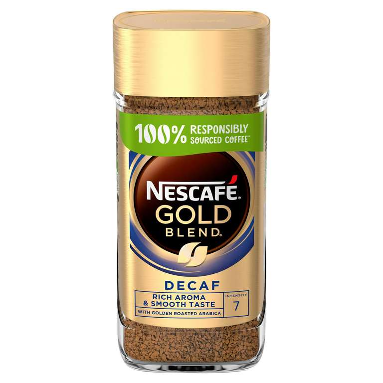 Nescafé Gold Blend Decaff Instant Coffee 200g - £4 (Nectar Price) @ Sainsbury's