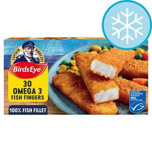 Birds Eye 30 Omega 3 Fish Fingers 840G - 3 for £10 with code (Minimum Basket / Delivery Fees Apply) @ Tesco