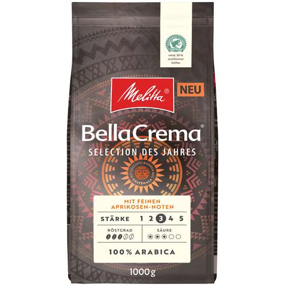 Melitta BellaCrema Selection Of The Year 2022 Coffee Beans, 1kg - £9.98 / £13.93 delivered @ Melitta