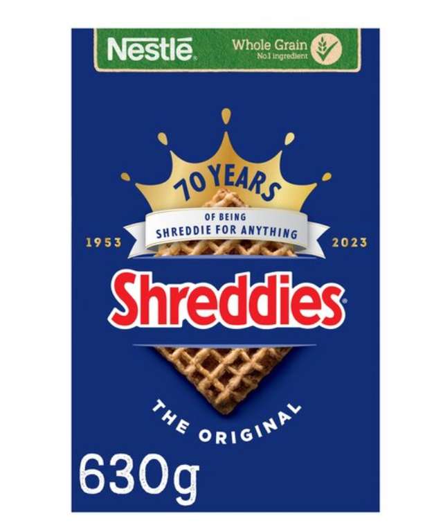 Shreddies The Original One 630g clubcard + £1 cashback (shopmium)