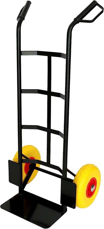 G-Rack Steel Sack Truck - Alloy Steel Sack Barrow with Anti Puncture Tyres £43.29 With Voucher , Sold & Dispatched By G-Rack Ltd @ Amazon
