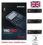 2TB - Samsung 980 PRO w/Heatsink M.2 NVMe PCIe 4.0 M.2 SSD for PS5/PC (7000/5100MB/s) £148.49 Using Code (UK Mainland) @ ebuyer_uk_ltd/eBay