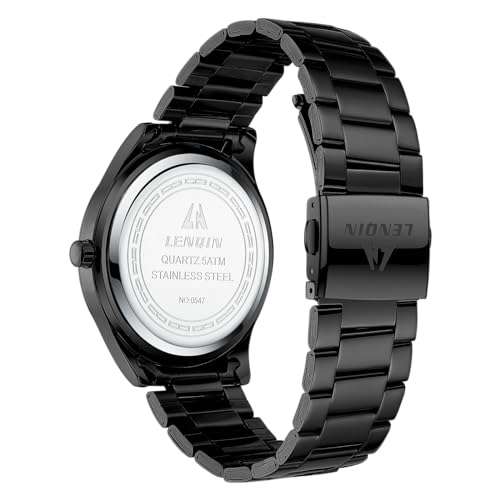 LN LENQIN Mens Stainless Steel Watch Sold by BIDEN WATCHES FBA