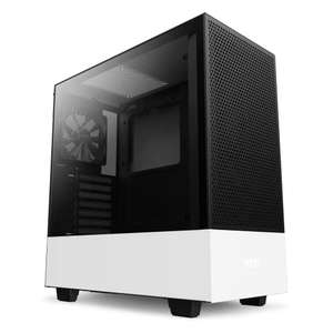 NZXT H510 Flow (CA-H52FW-01) Compact ATX Mid-Tower PC Gaming Case, Perforated Front Panel, Tempered Glass Side Panel £59.99 @ Amazon