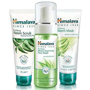Himalaya Herbals Purifying Neem Foaming Face Wash, Face Scrub & Face Mask SET, normal and oily skin types (SET)
