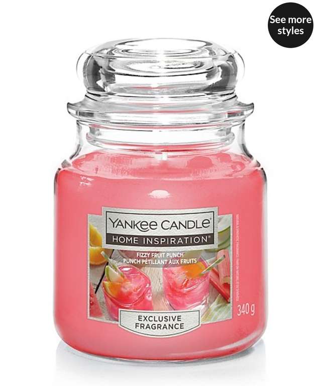 Yankee Candle Home Inspiration Medium Jar Fizzy Fruit Punch for £8 + free collection @ George (Asda)