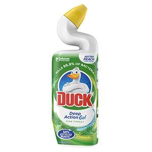 Duck Toilet Deep Action Gel Liquid Cleaner, Pine Forest, 750ml - 4 for 3 £3.75 / £2.75 with maximum 15% subscribe and save