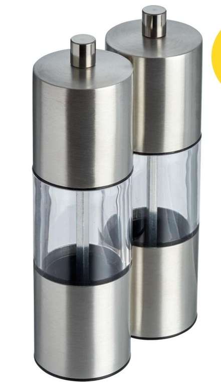 Wilko Tall Acrylic Salt and Pepper Set now £1.50 with Free Collection @ Wilko