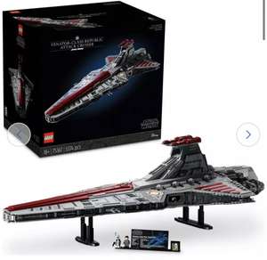 LEGO Star Wars Venator-Class Republic Attack Cruiser 75367 with code Free click and collect