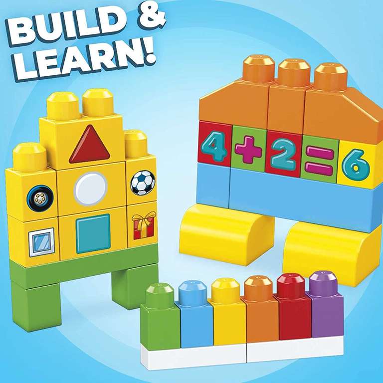 Mega Bloks 150 Piece Bag First Builders Lets Get Learning Building Blocks £14.24 Delivered Using Code @ BargainMax