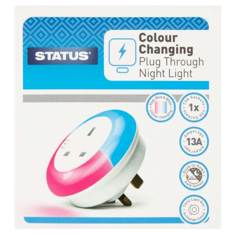 Status colour changing Night Light - Park road Liverpool