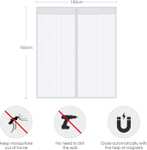 Anpro Magnetic Fly Screen For Window Mesh (130 x150cm) With Self-Adhesive Tape With Code By Wang kun-EU FBA