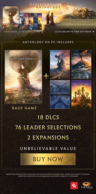 Sid Meier’s Civilization VI PC £4.99 @ Steam