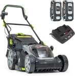 Murray cordless lawnmower with 2 batteries £279.01 with voucher @ Amazon