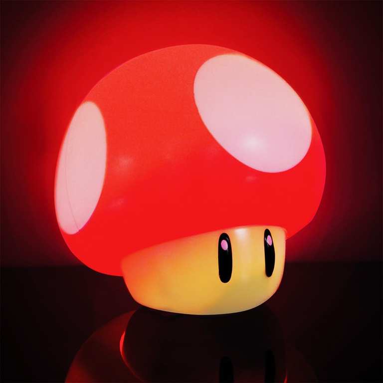 Paladone Super Mario Mushroom Light with Sounds - Free Click & Collect