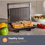 VonShef Panini Press Grill, 1000W, Auto Temperature Control, Easy Clean, Stainless Steel Sold & Fulfilled By VonHaus UK