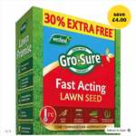 Gro-Sure Fast Acting Lawn Seed 10msq: £4 + Free Click & Collect @ Wilko