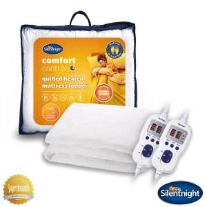 Silentnight Dual Control Quilted Heated Mattress Topper (Double £39.99 / King £49.99)