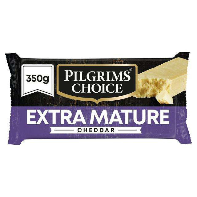 Pilgrims Choice Extra Mature Cheddar Cheese 350g - Nectar Price