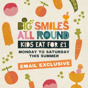 Kids Eat For £1 (2 Children Per 1 Adult Main Purchase - Voucher Sign Up via Email) @ Farmhouse Inns