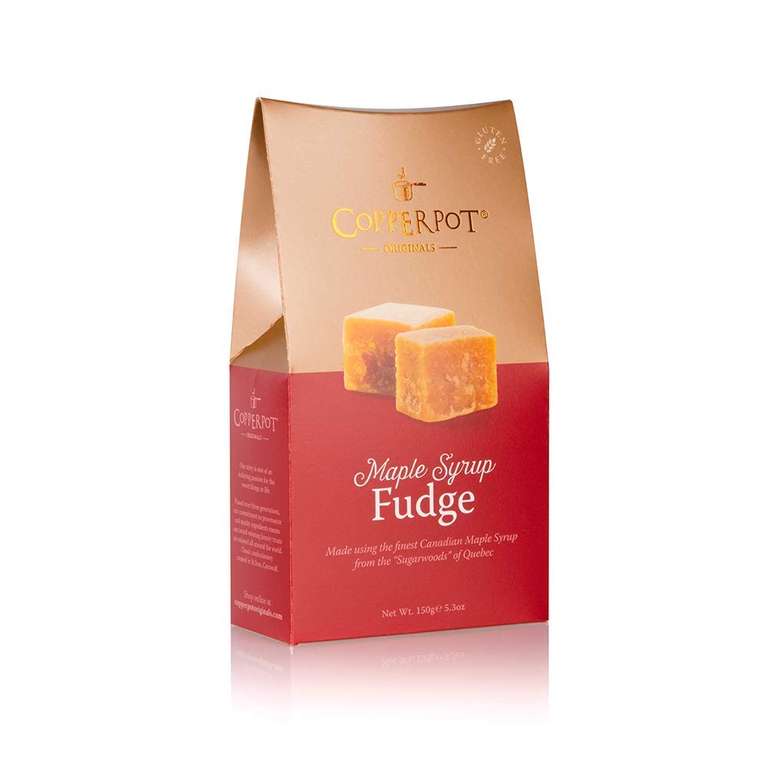 Copperpot Maple Syrup Butter Fudge - 150g - £3.60 BBE 30/08 @ Amazon Warehouse