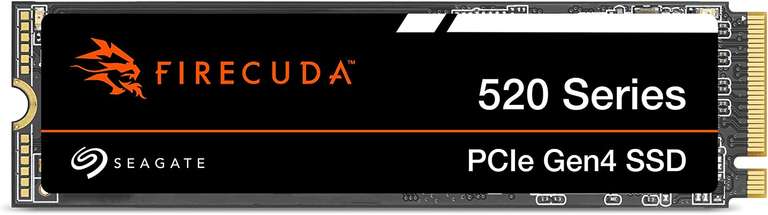 Seagate FireCuda 520, 2 TB, Internal SSD, M.2 PCIe Gen4 ×4 NVMe 1.4, with speeds up to 4,850/4,750 MB/s (ZP2000GV3A012) £129.99 @ Amazon