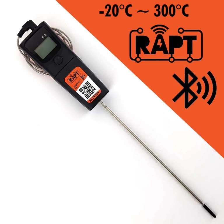 Kegland RAPT Bluetooth Thermometer Probe (Without Batteries) for Homebrew Beer - sold by kegland Official Store