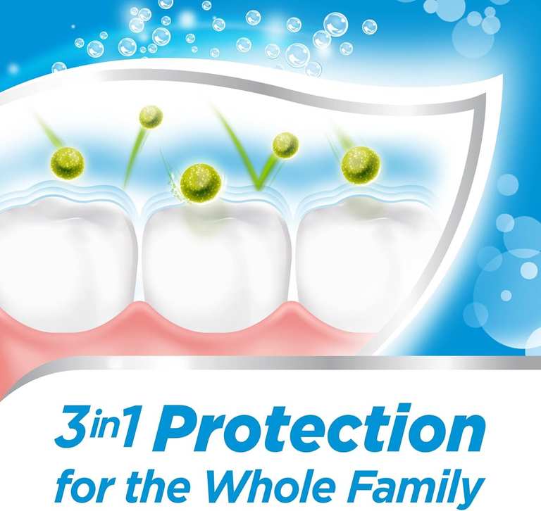 Aquafresh Triple Protection Fresh & Minty Toothpaste 3-Pack 3x75ml photo 3