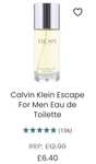Calvin Klein Escape For Men 100ml EDT - Free Express Delivery W/Code
