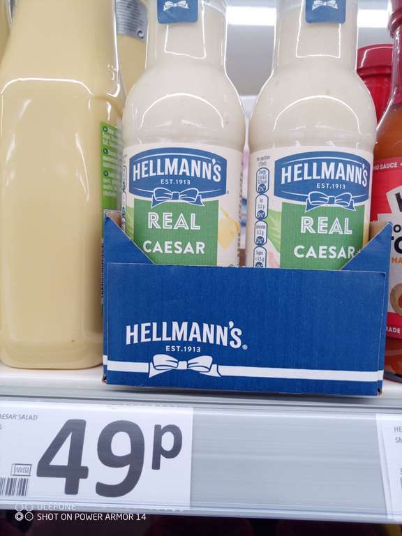Hellman's Real Caesar Salad Dressing & Dip 250ml - Instore Grimsby