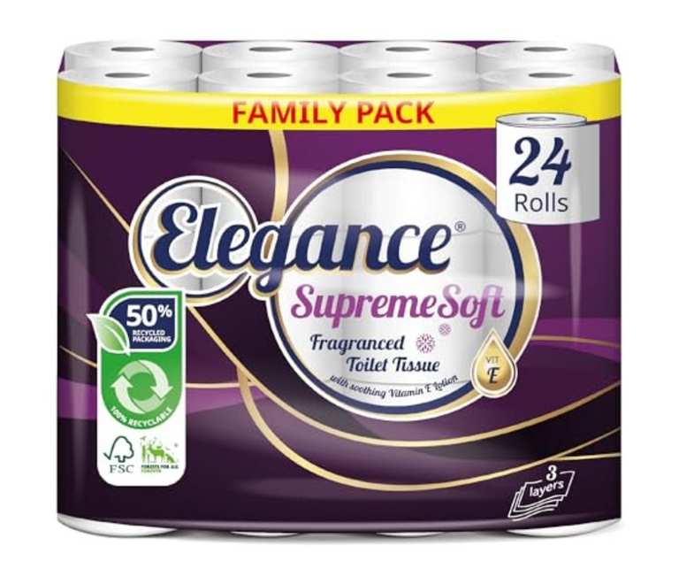 Elegance Toilet Rolls 24 in Sunderland