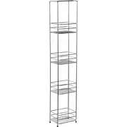 Argos Home 4 Tier Wire Storage Unit - Chrome - £7.99 + Free Click & Collect Selected Stores @Argos