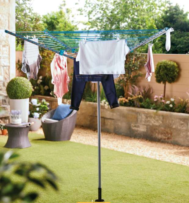Beldray 60M 4 Arm Rotary Airer - £29.99 + £9.95 delivery @ Aldi
