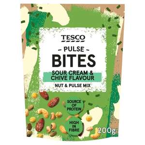 Tesco Sour Cream & Chive Flavour Nut & Pulse Mix 200G Reduced to Clear instore @ Tesco Batley