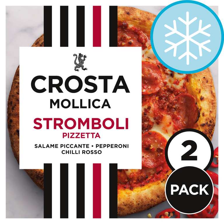 2 x 218g Crosta & Mollica Margherita or Stromboli Pizzetta + Haagan-Dazs Tub ( 4 flavours) - Clubcard Price