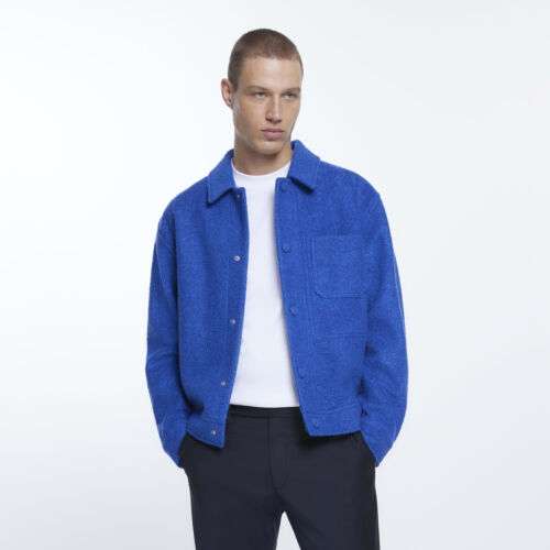 River Island Mens Boucle Jacket Blue - Regular Fit [XS-2XL] - £7 sold by River Island @ eBay