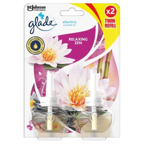 Glade Air Freshener, Electric Scented Oil Refill for Plug In Air Freshener, Pack of 2 £4.50 @ Amazon