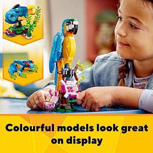 LEGO Creator 3 in 1 31136 Exotic Parrot to Frog to Fish Animal Figures £15.97 @ Amazon
